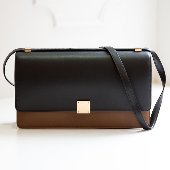 Auth celine bicolor medium case box bag preowned - Picture 13 of 16